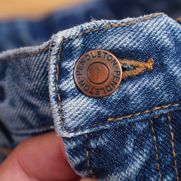 Pendleton Denim Jeans Mens Size 34 Blue - Picture 5 of 9
